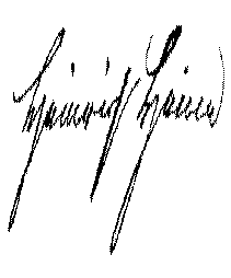 Heines Unterschrift